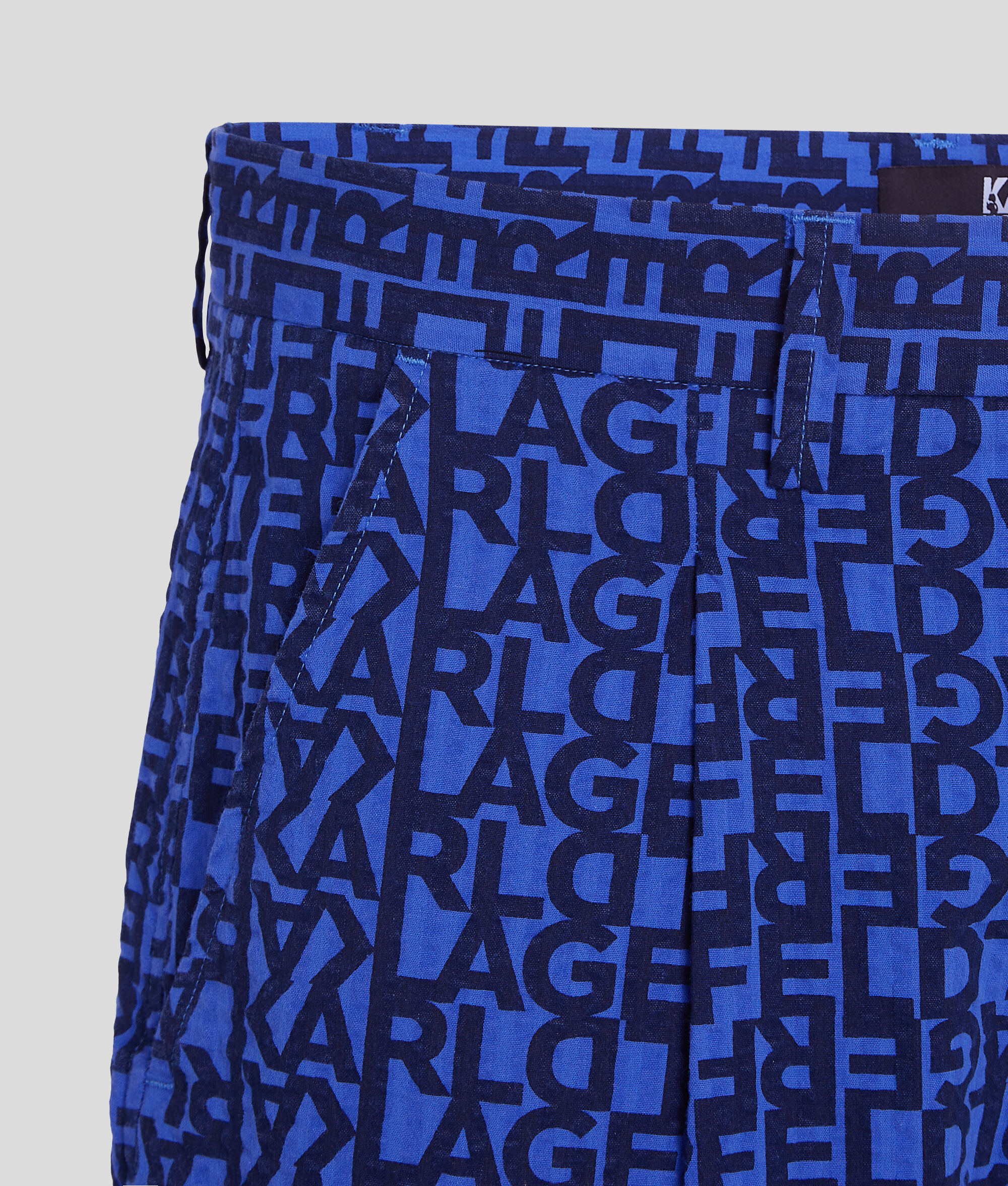 (image for) Unique Karl Logo Woven Shorts